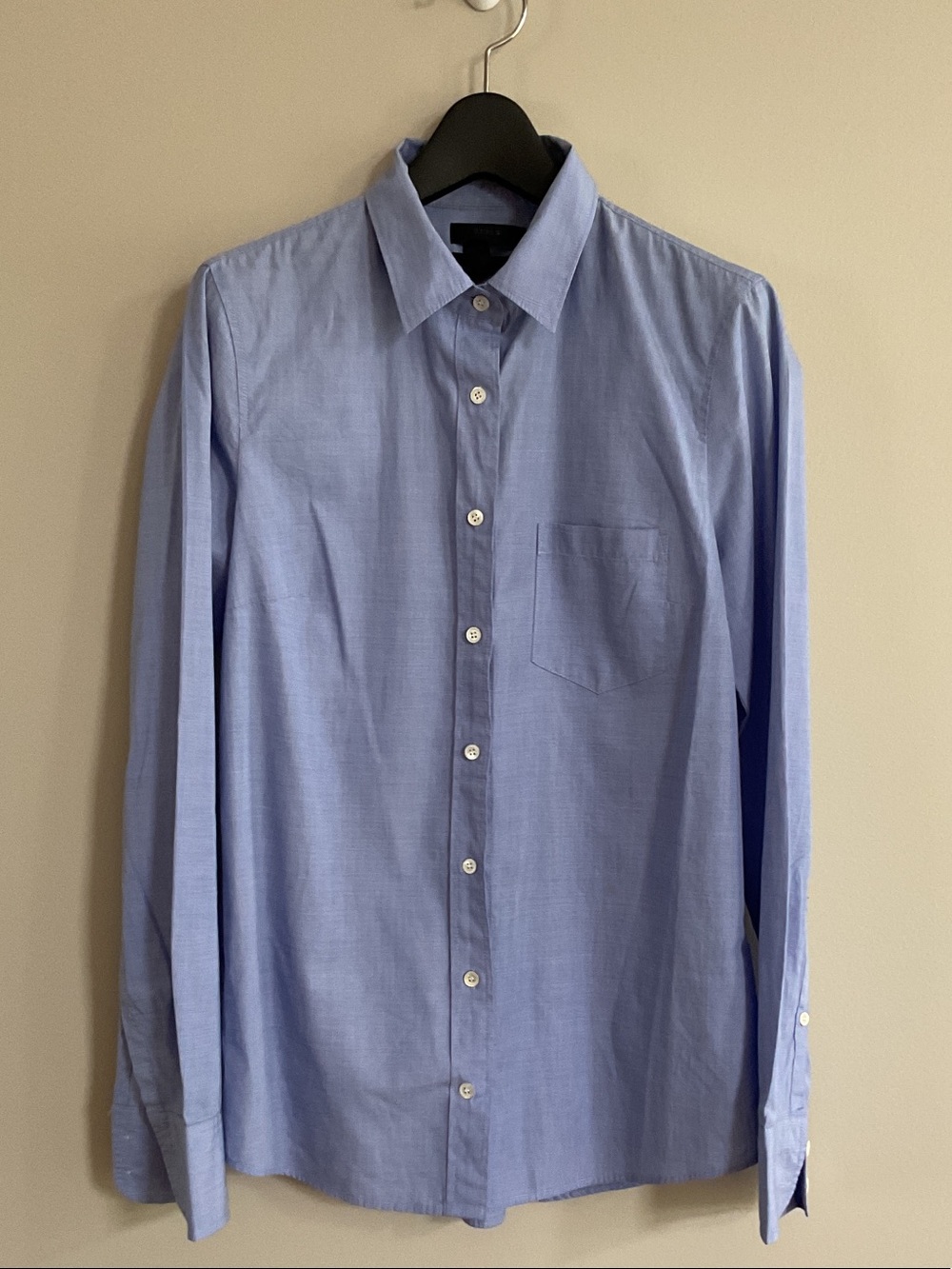 J. Crew Men's Light Blue Button-Up Dress Shirt